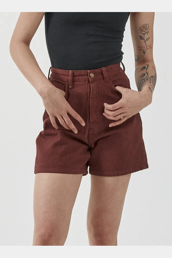 Thrills deli stripe koko short- port