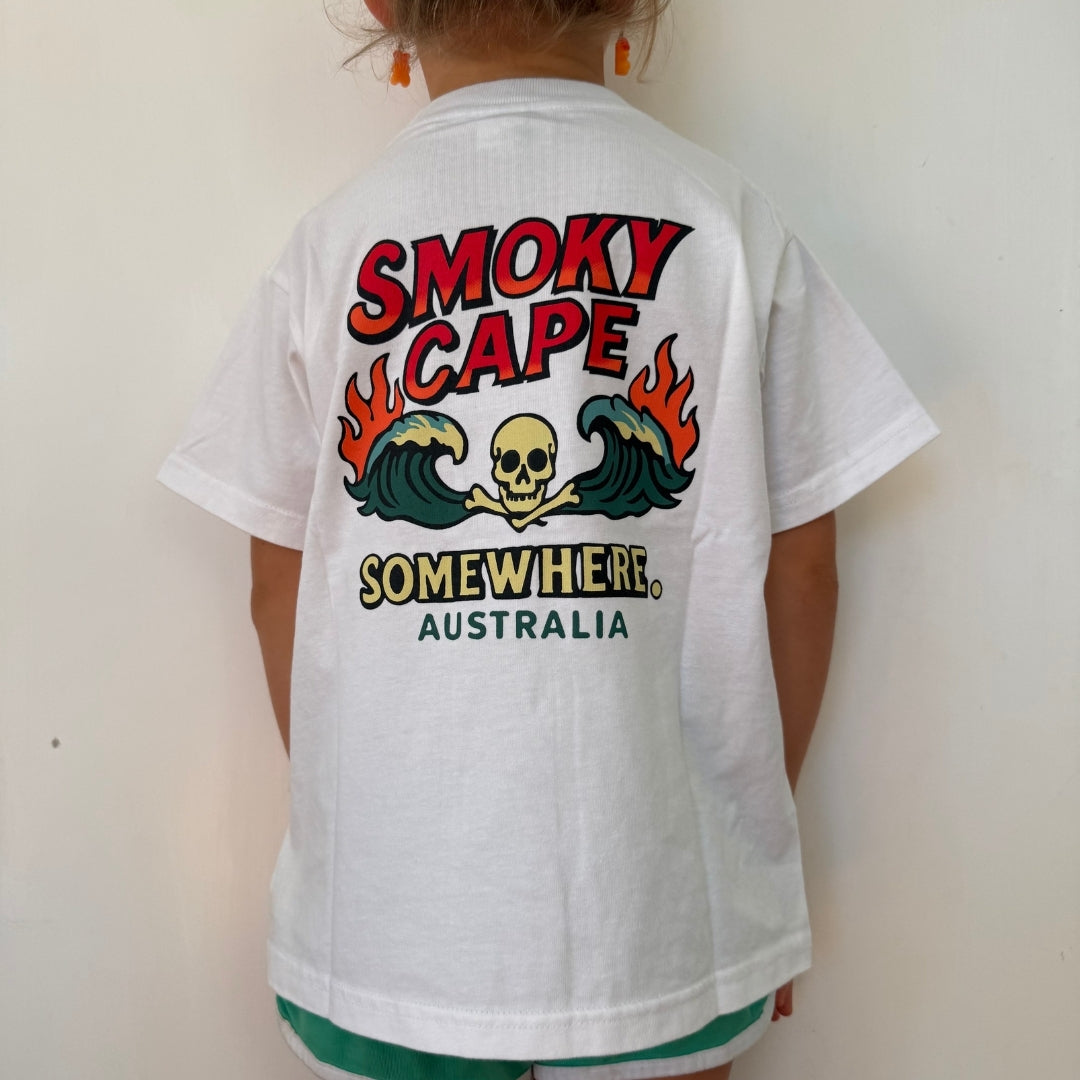Somewhere Mini - Smoky Cape Tee - White