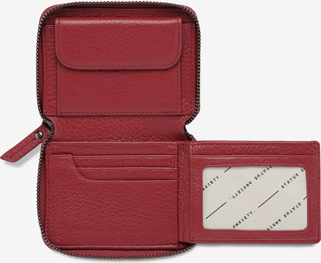 STATUS ANXIETY Wayward Wallet - Rouge