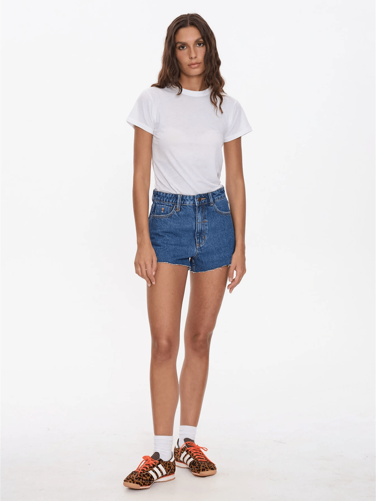 THRILLS Sadie High Rise Micro Short - Deep Vintage Blue