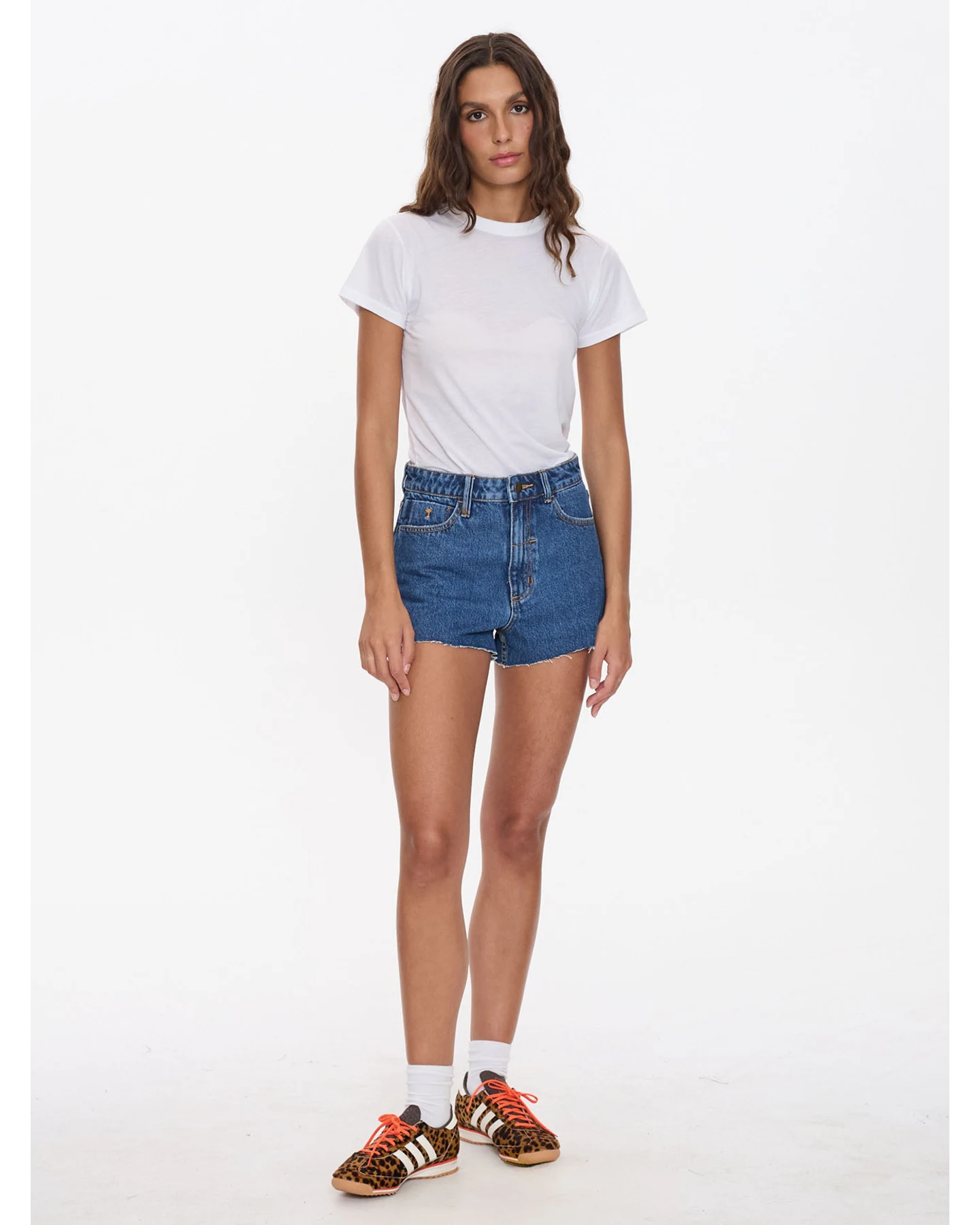 THRILLS Sadie High Rise Micro Short - Deep Vintage Blue