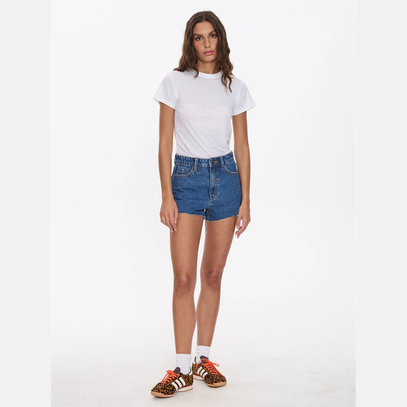 THRILLS Sadie High Rise Micro Short - Deep Vintage Blue
