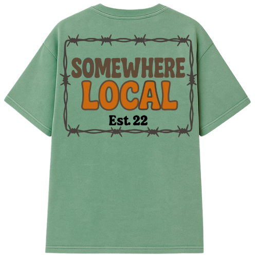 Somewhere Mini - Local Tee - Sage