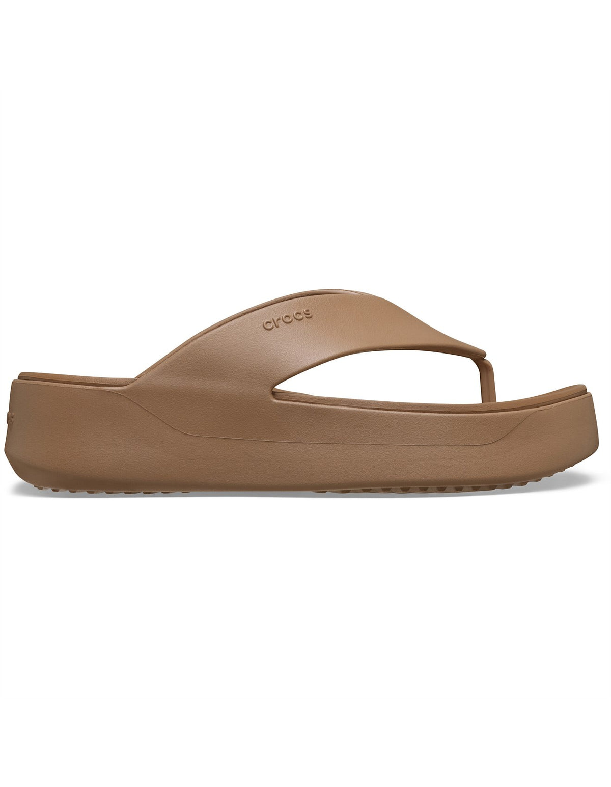 CROCS Getaway platform flip - Milk chocolate
