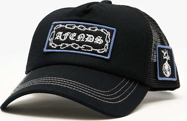 AFENDS Spiritual mesh trucker cap - Black