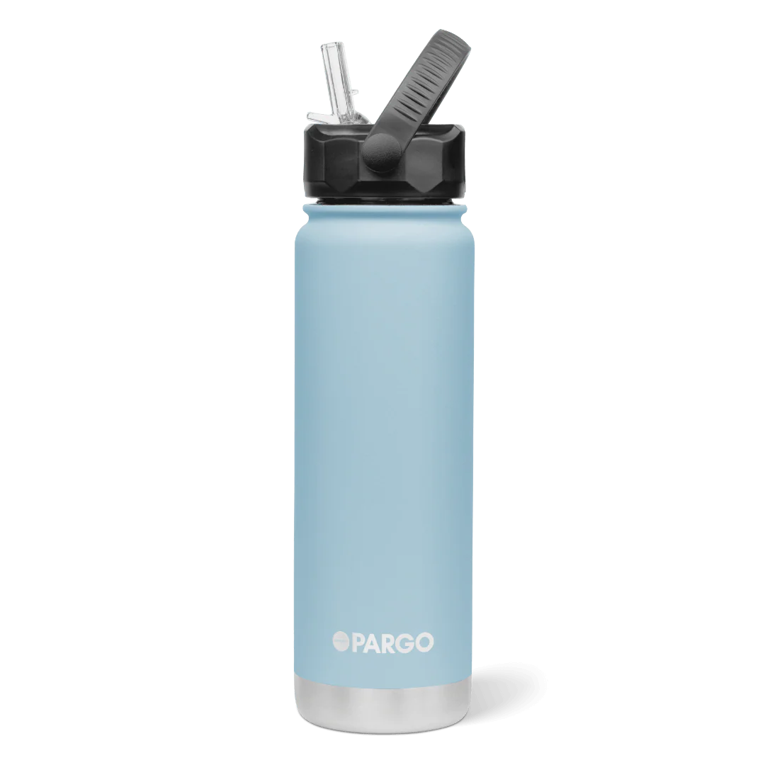 PROJECT PARGO 750mL Insulated Bottle w/ Straw Lid - Bay blue
