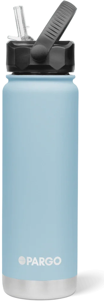 PROJECT PARGO 750mL Insulated Bottle w/ Straw Lid - Bay blue