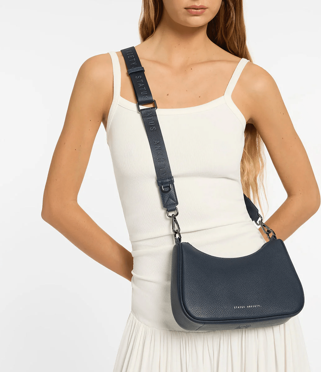 STATUS ANXIETY Look Both Ways Bag - Midnight Blue