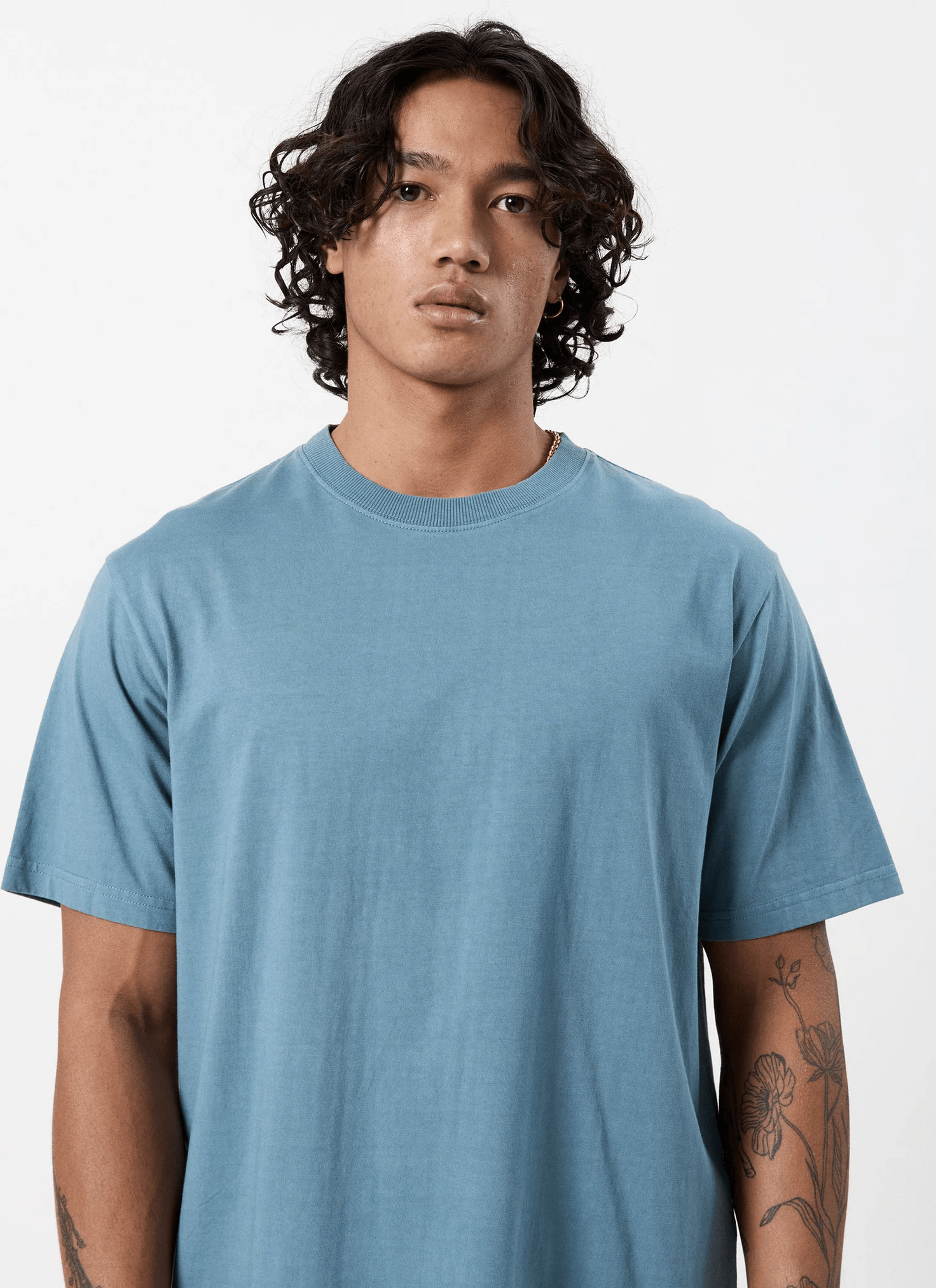 MR SIMPLE Heavy weight tee - Denim