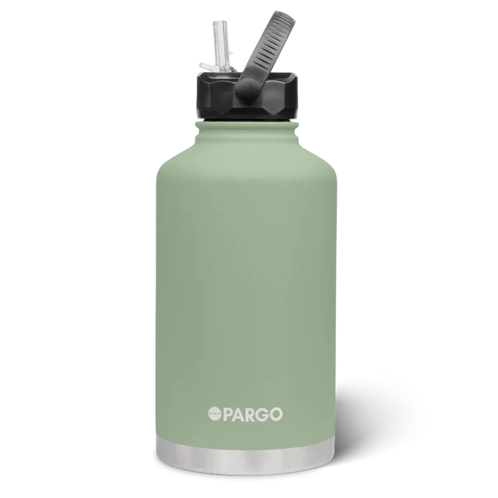 PROJECT PARGO 1890ml Insulated Bottle w/ Straw Lid - Eucalypt green