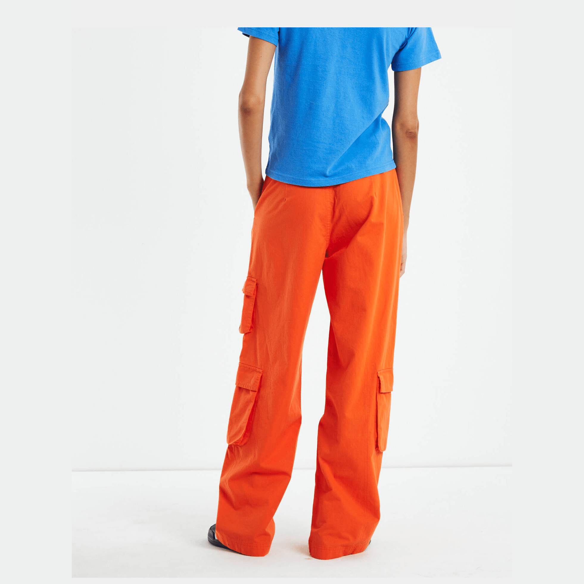 Misfit water pipe cargo pant- sherbert
