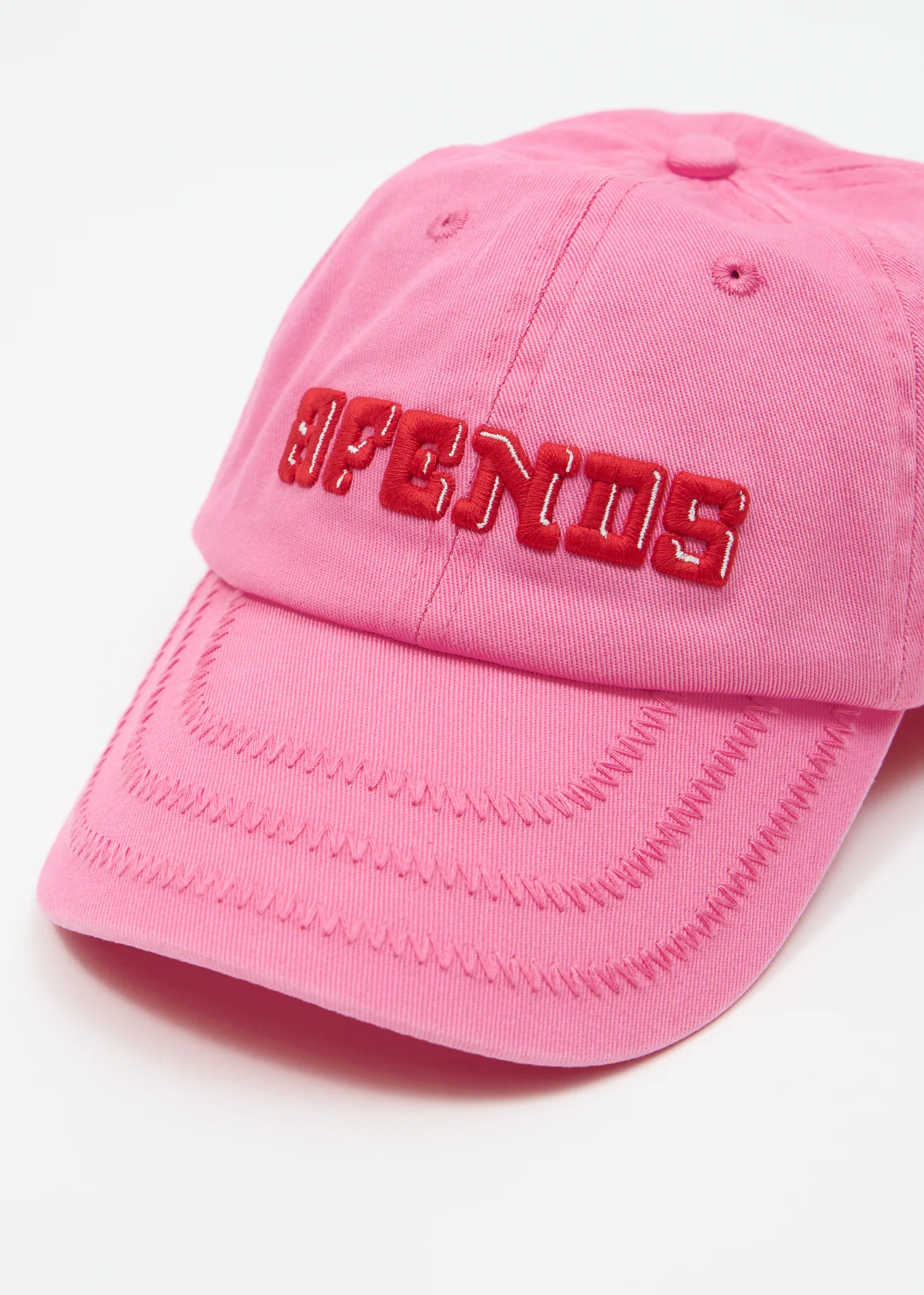AFENDS Abiza Six Panel Cap - Vintage pink