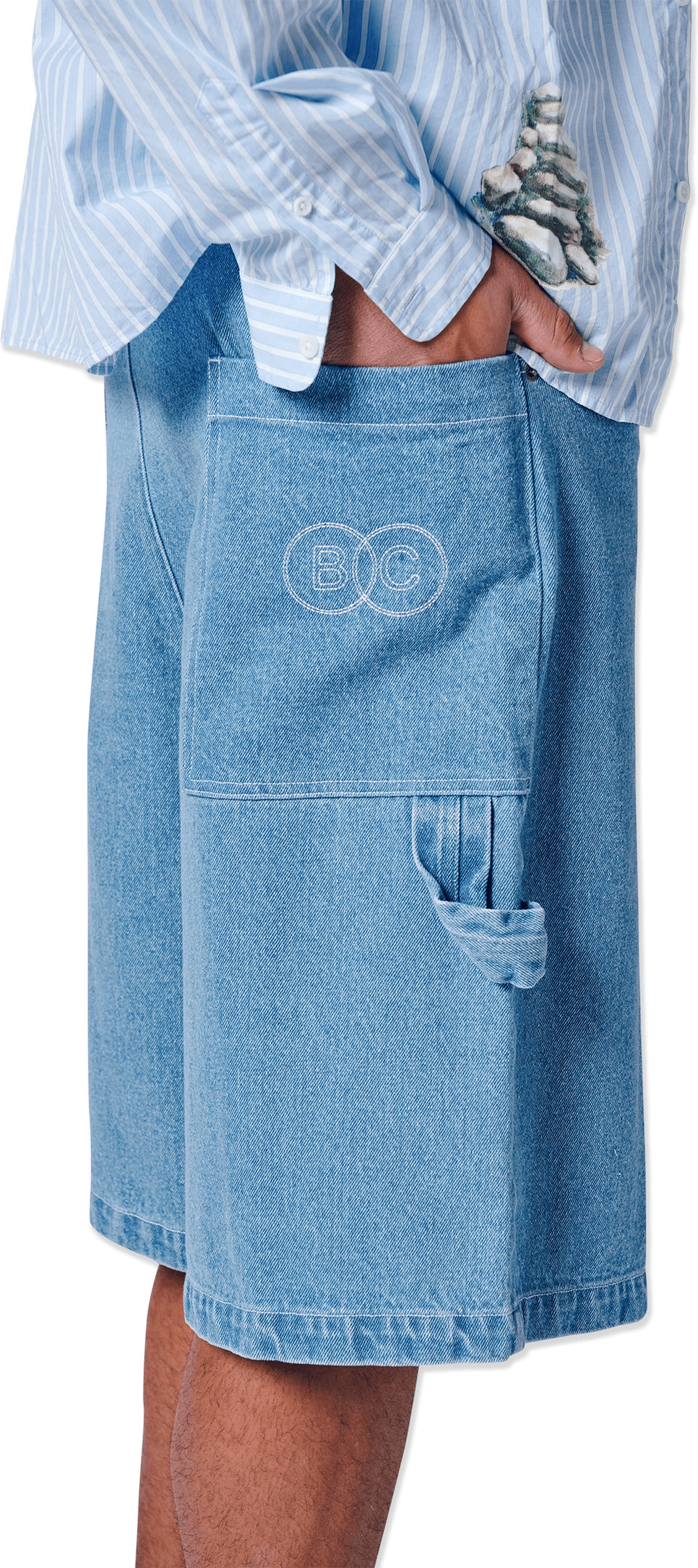 Barney Cools Denim Jort Stonewash