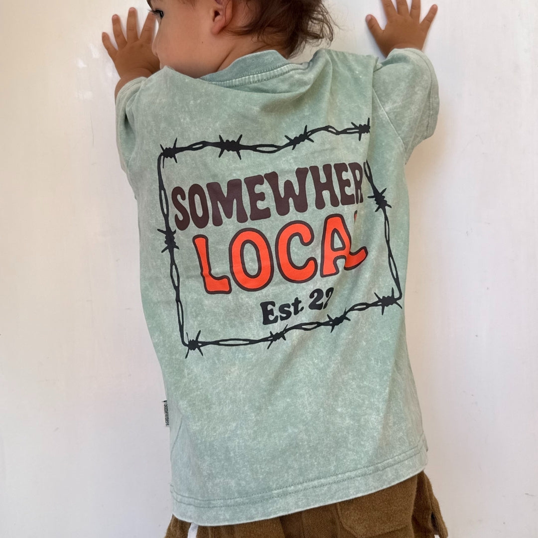 Somewhere Mini - Local Tee - Sage