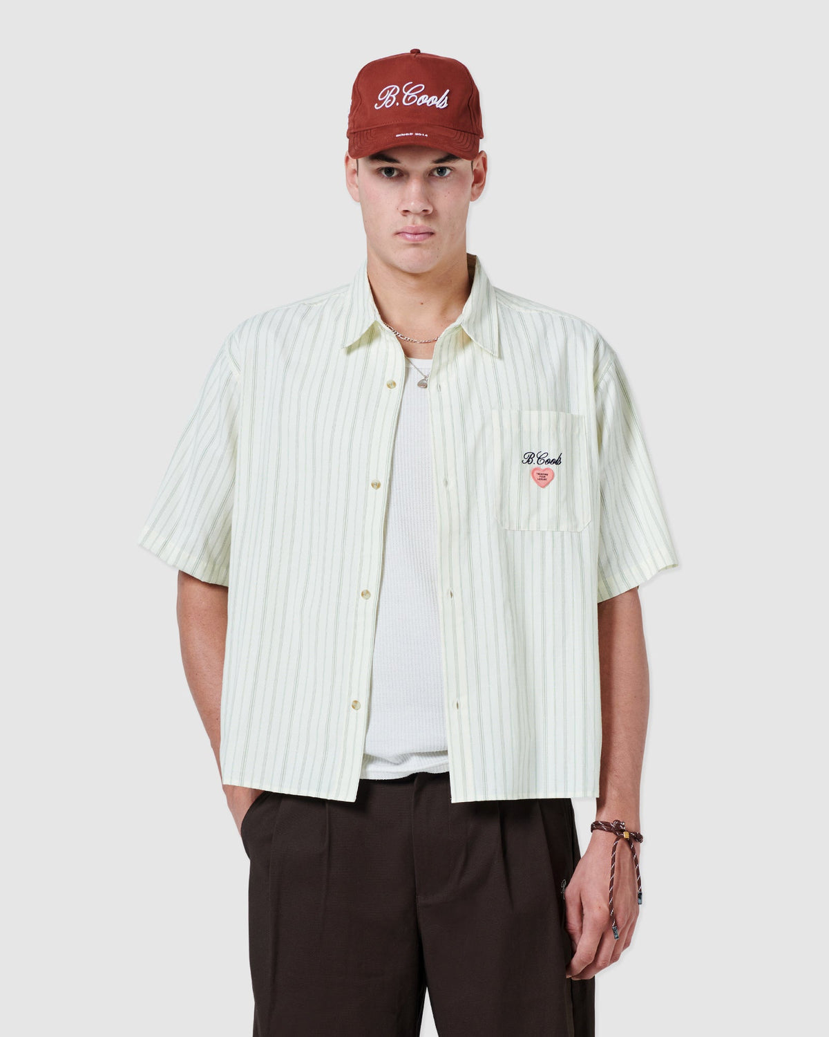 Barney Cools pocket shirt stripe