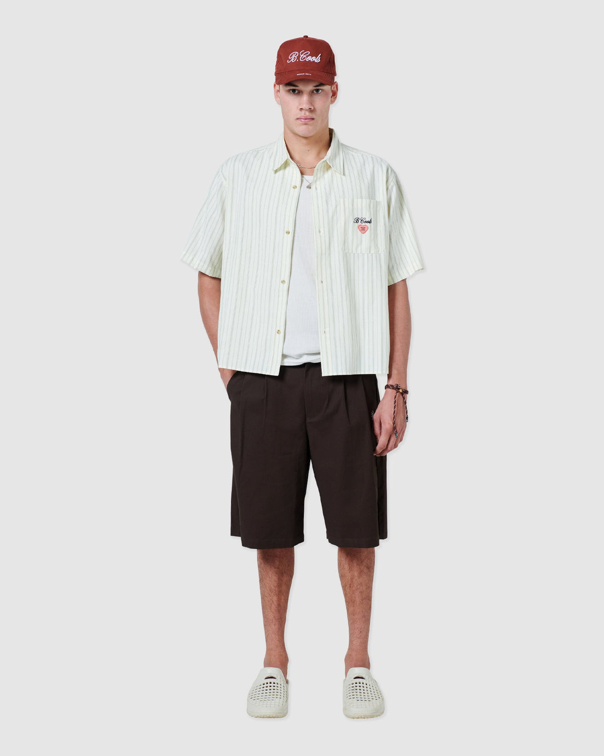 Barney Cools pocket shirt stripe