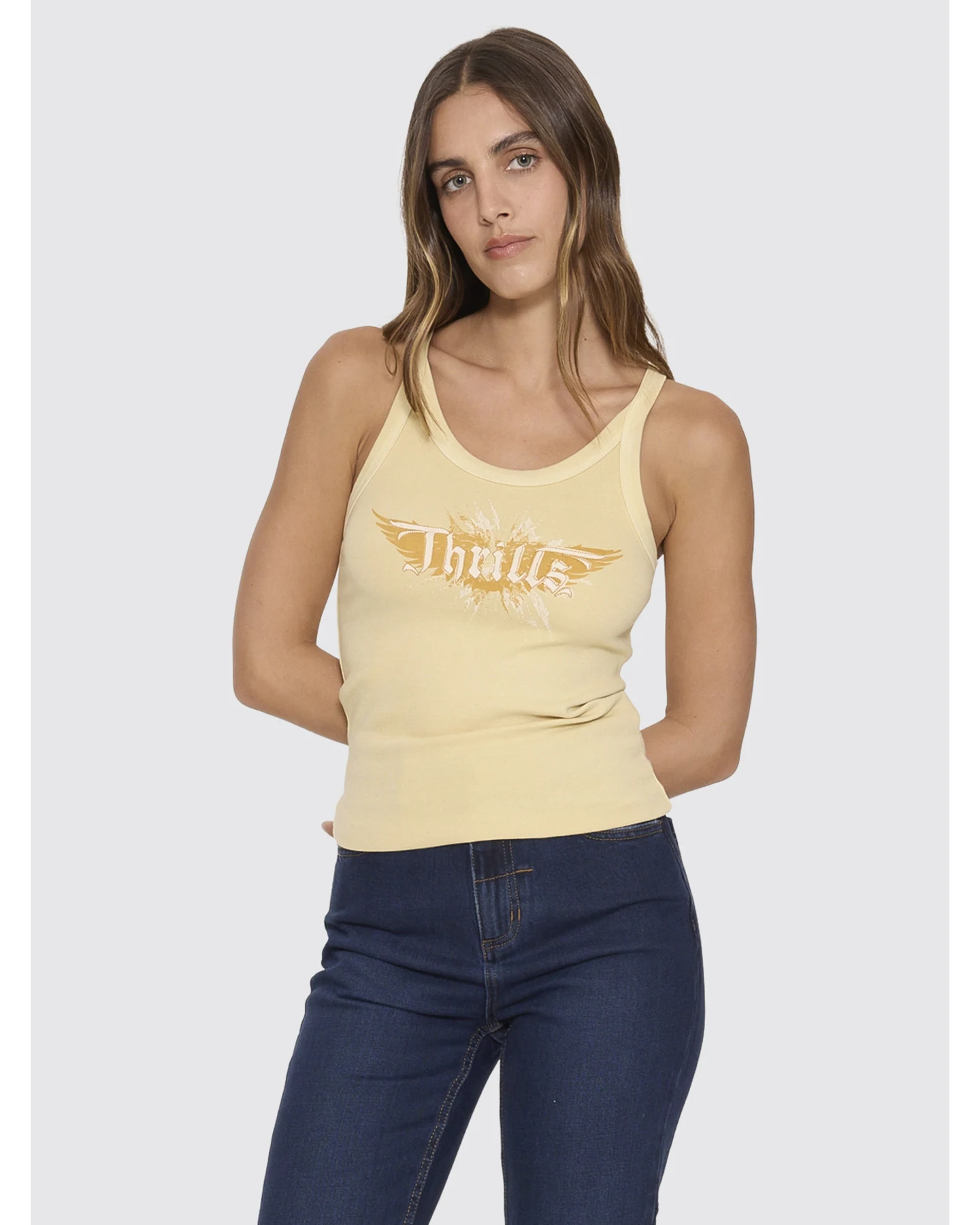 THRILLS High flyer tank - Biscotti