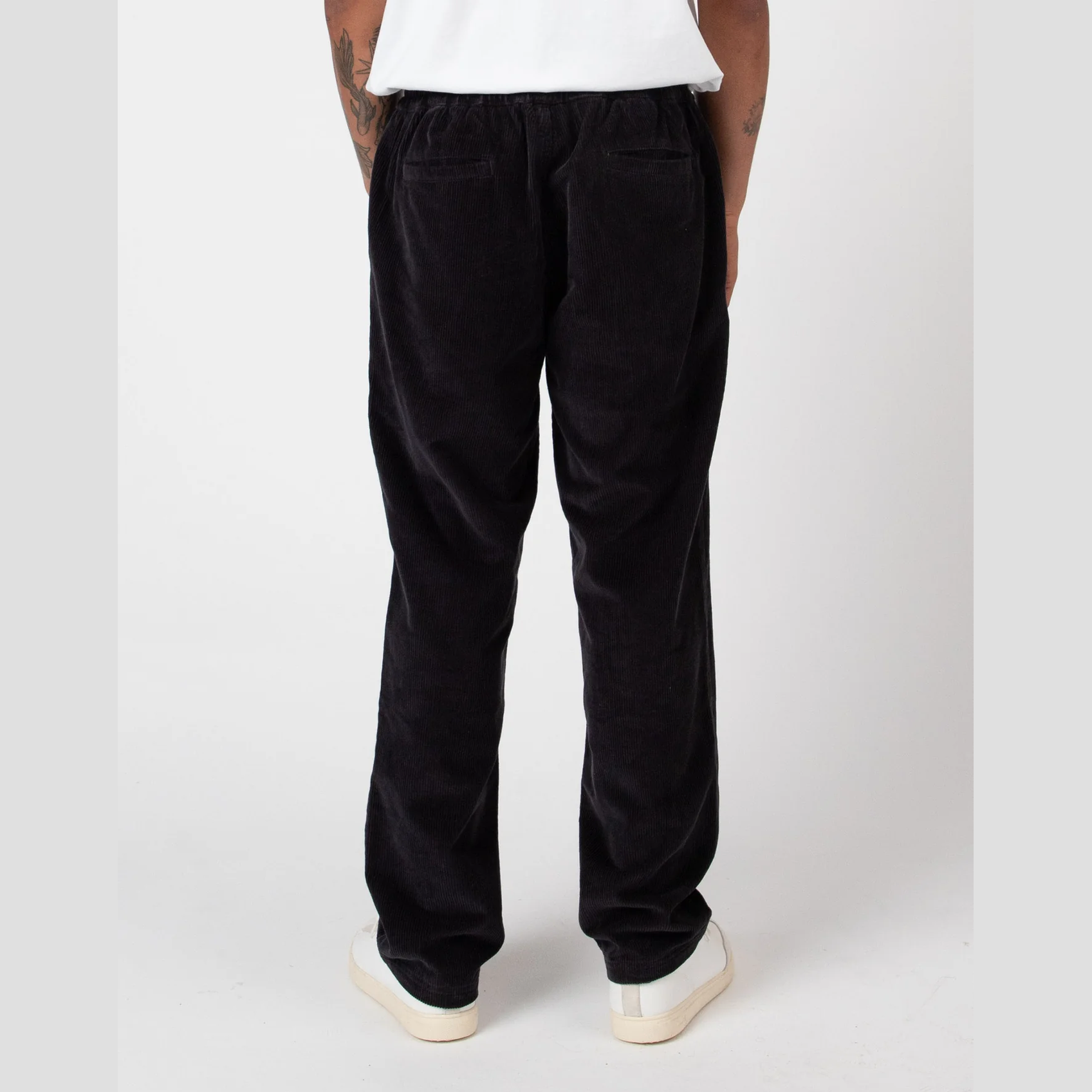 MR SIMPLE Burbank Elastic Cord Pant - Charcoal