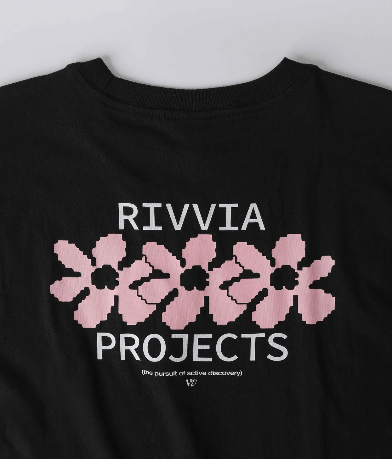 RIVVIA Digi flower t-shirt - Black