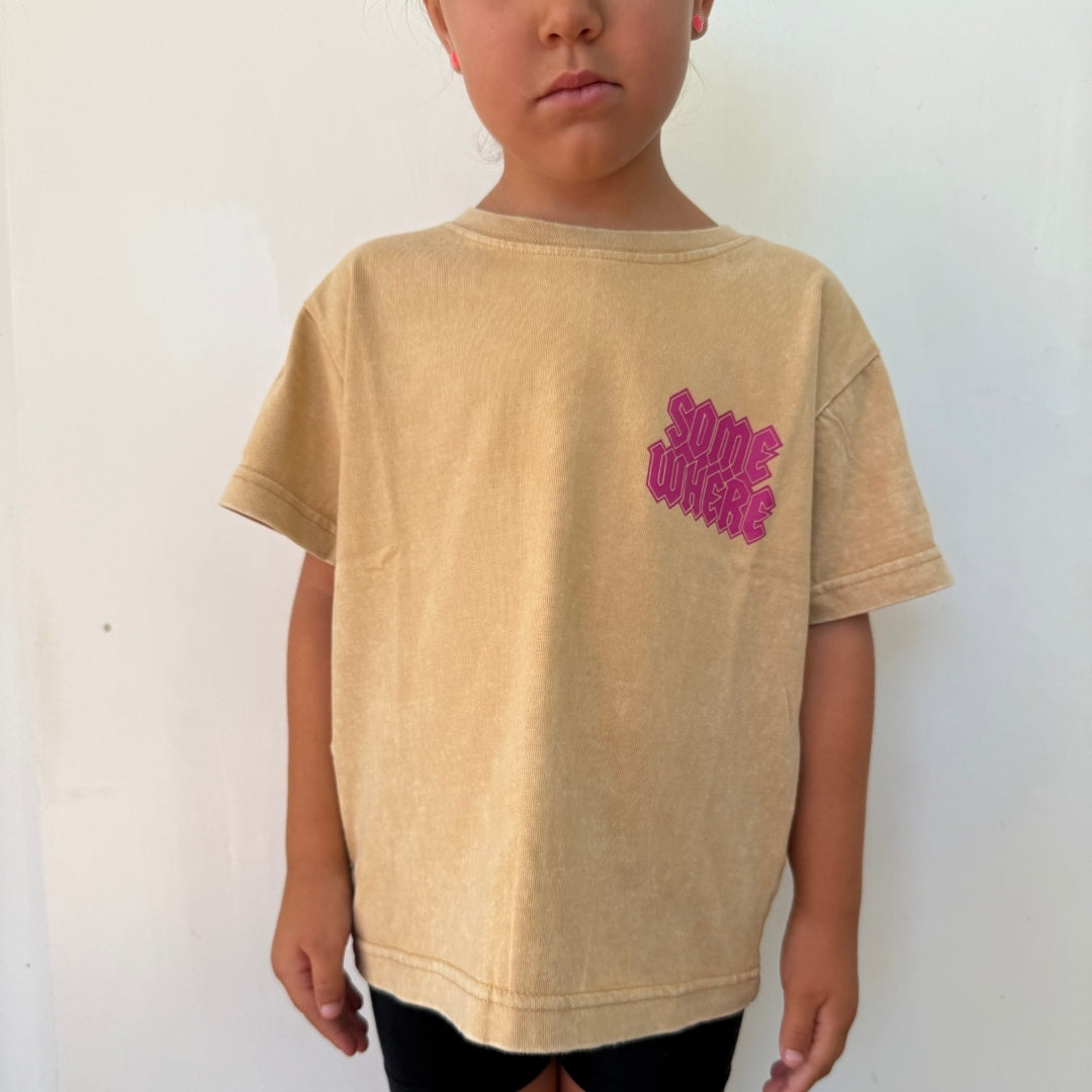 Somewhere Mini - Rogue Tee - Bone