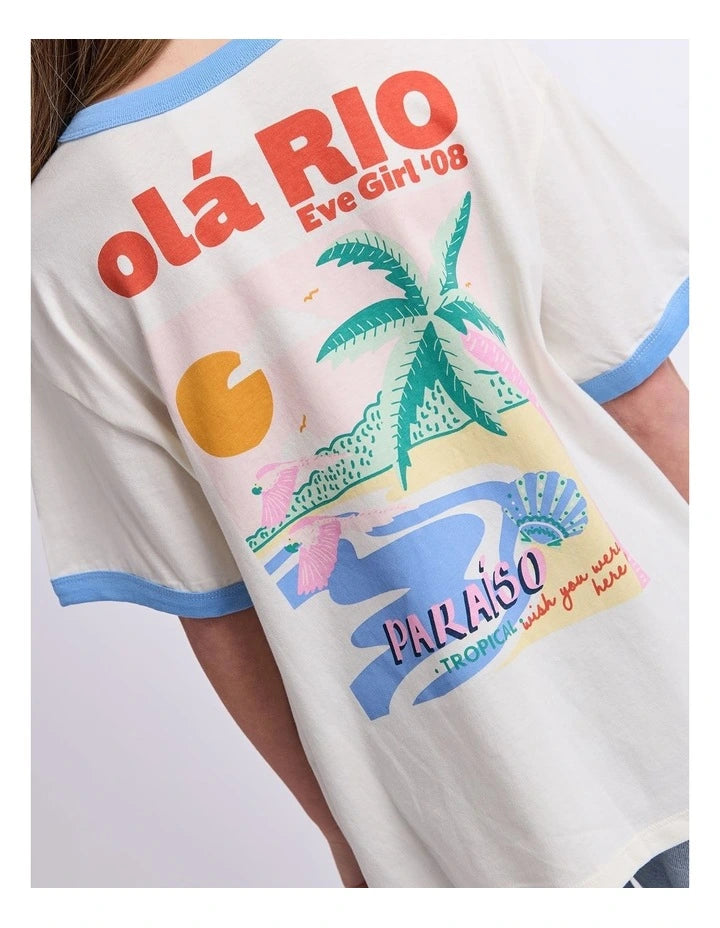 Eve Girl - VACAY RINGER TEE