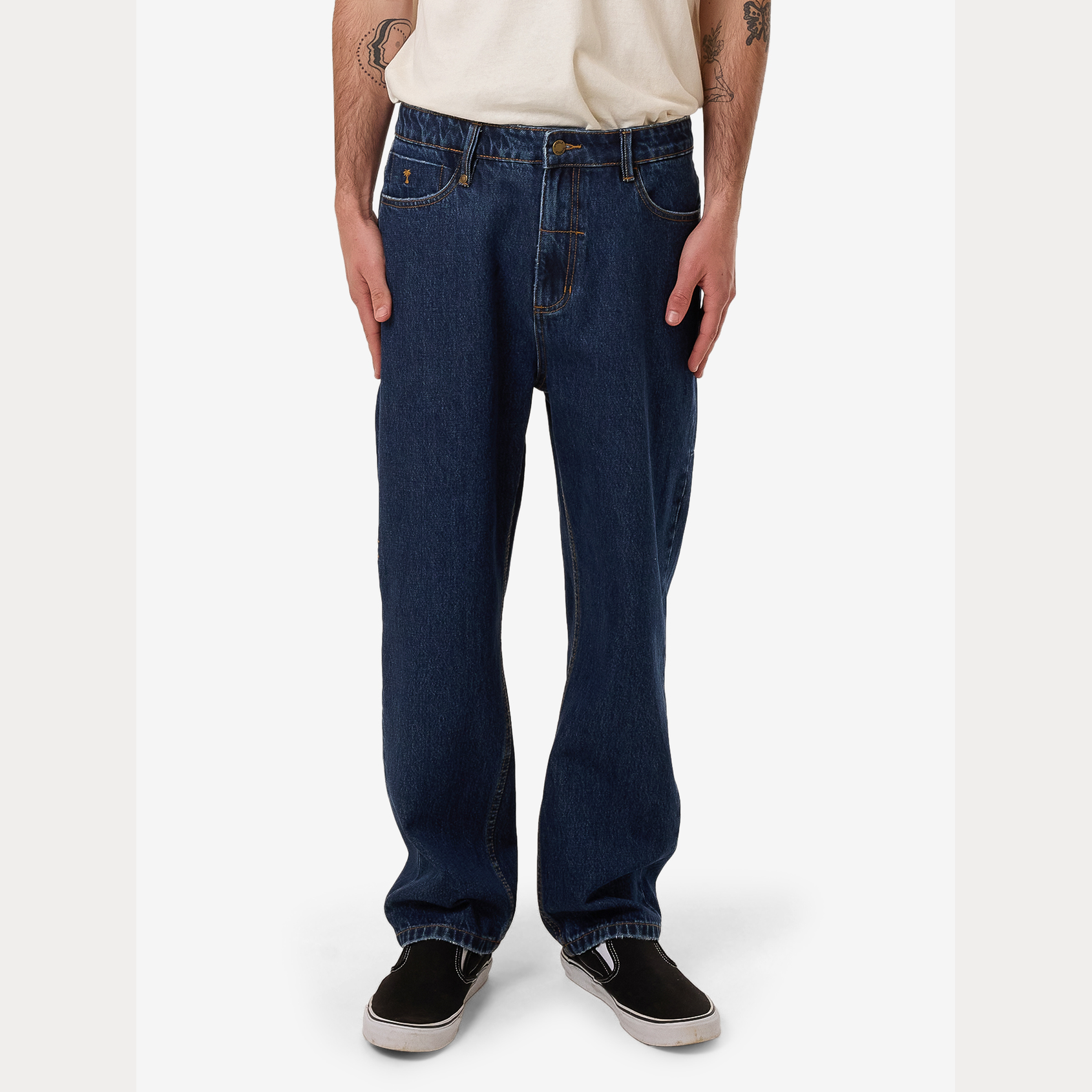 THRILLS Slacker denim jean - Rinsed ink
