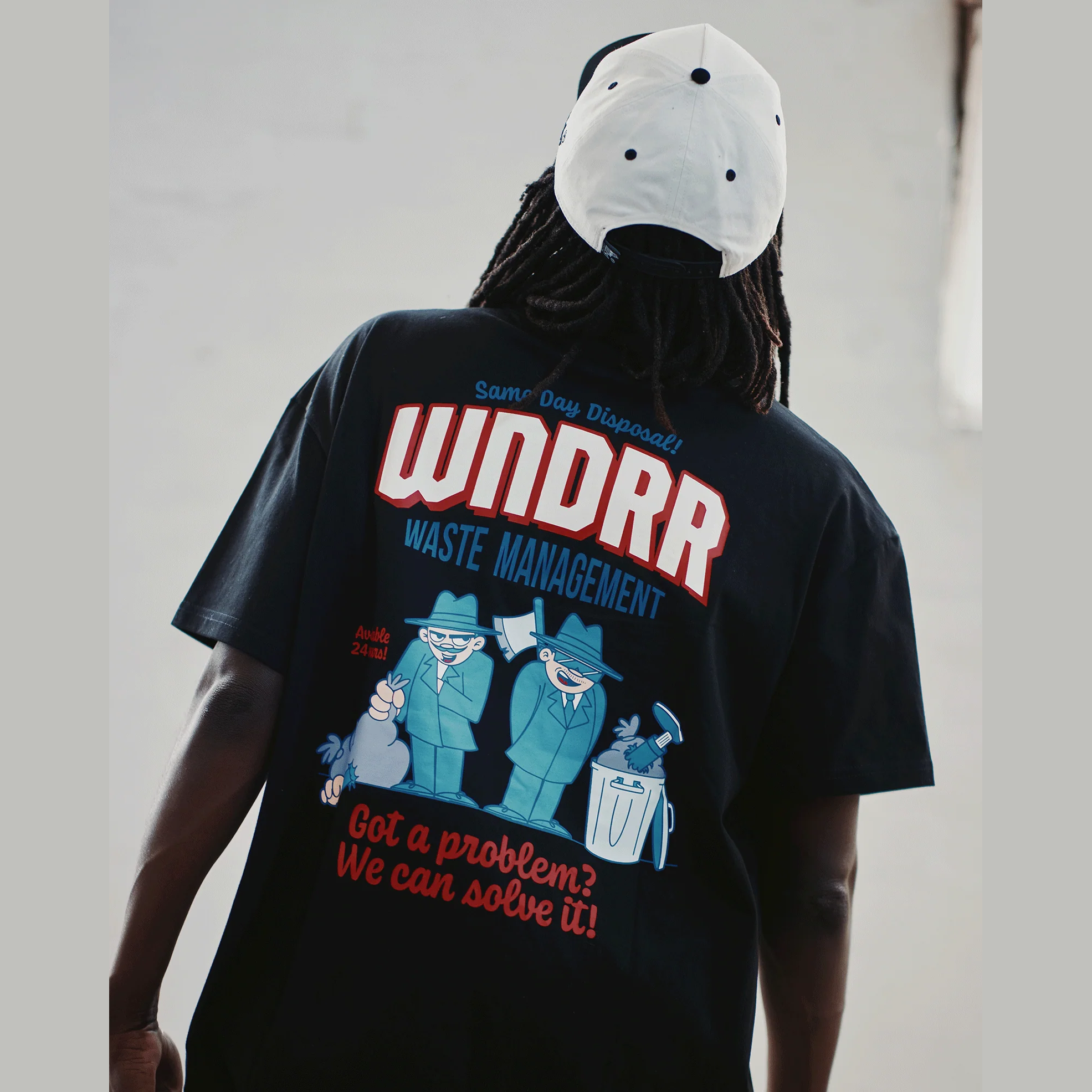 WNDRR Waste management box fit tee - Black
