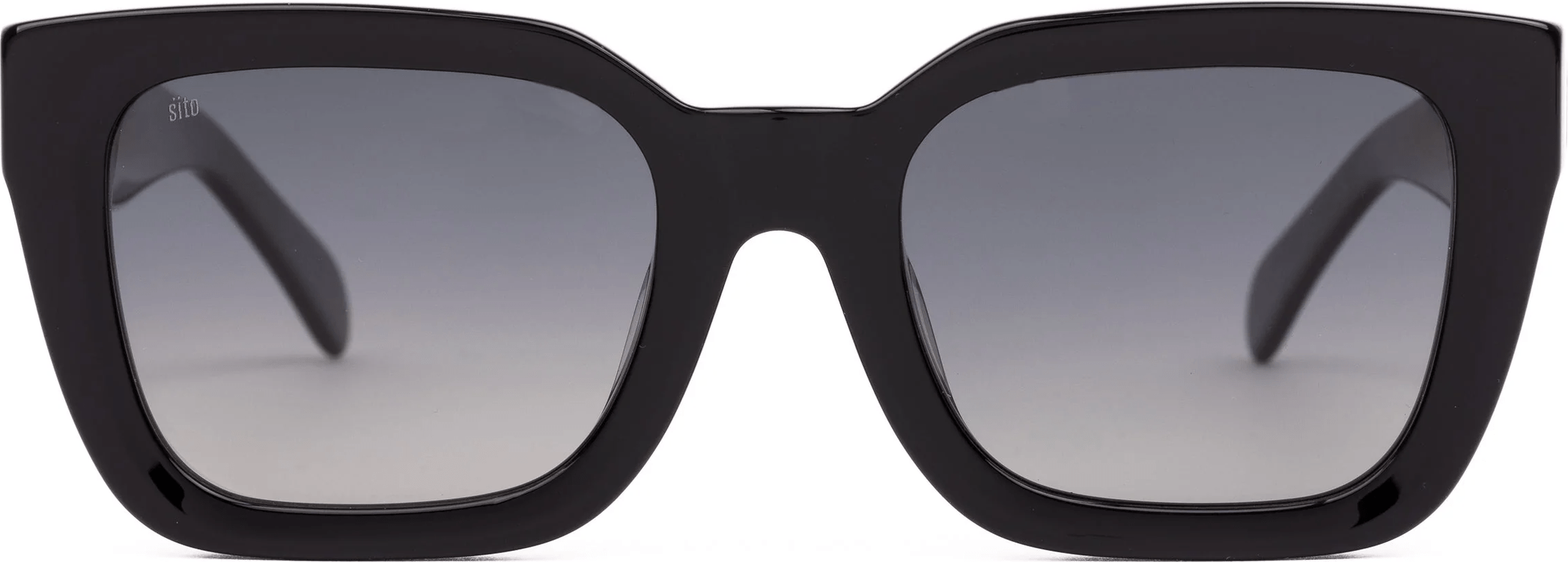 SITO Harlow Sunglasses - Black/Grey Gradient Polarised Lenses