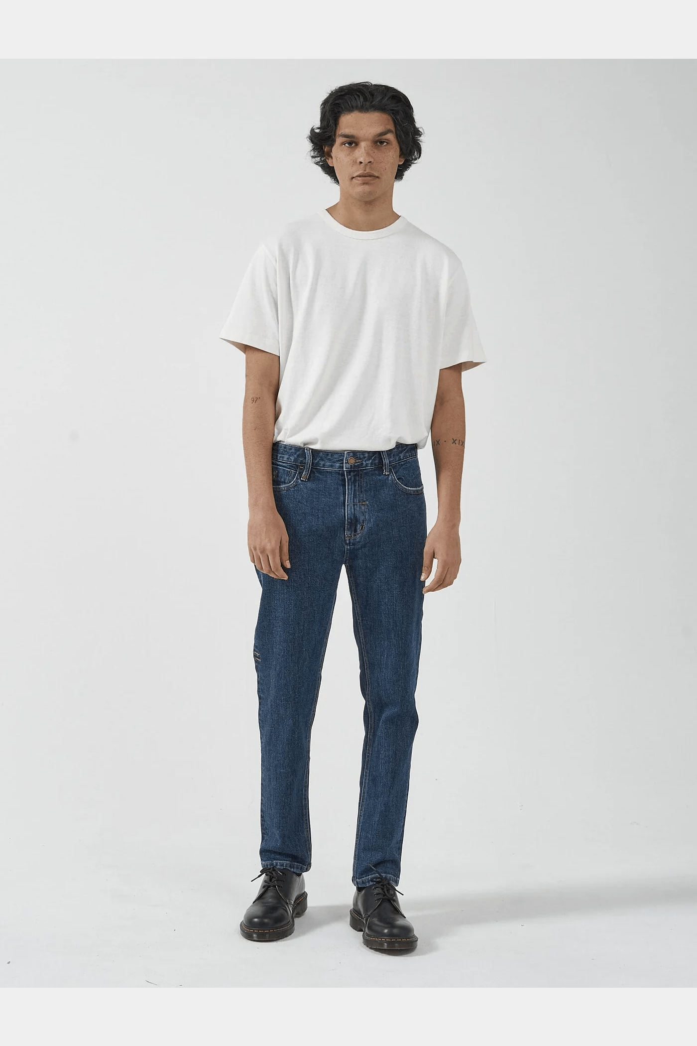 THRILL Bones denim jean - Dark rinse blue