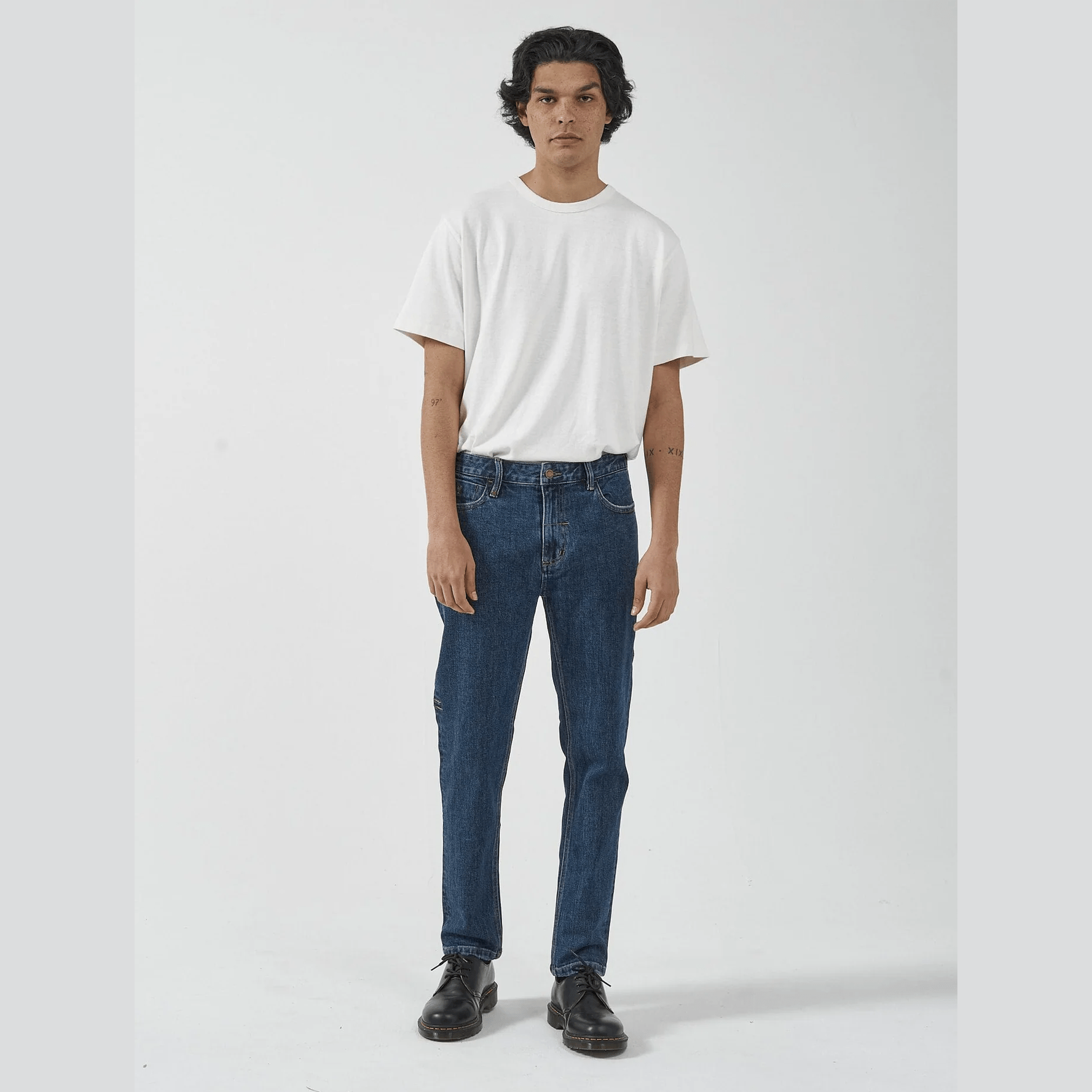 THRILL Bones denim jean - Dark rinse blue