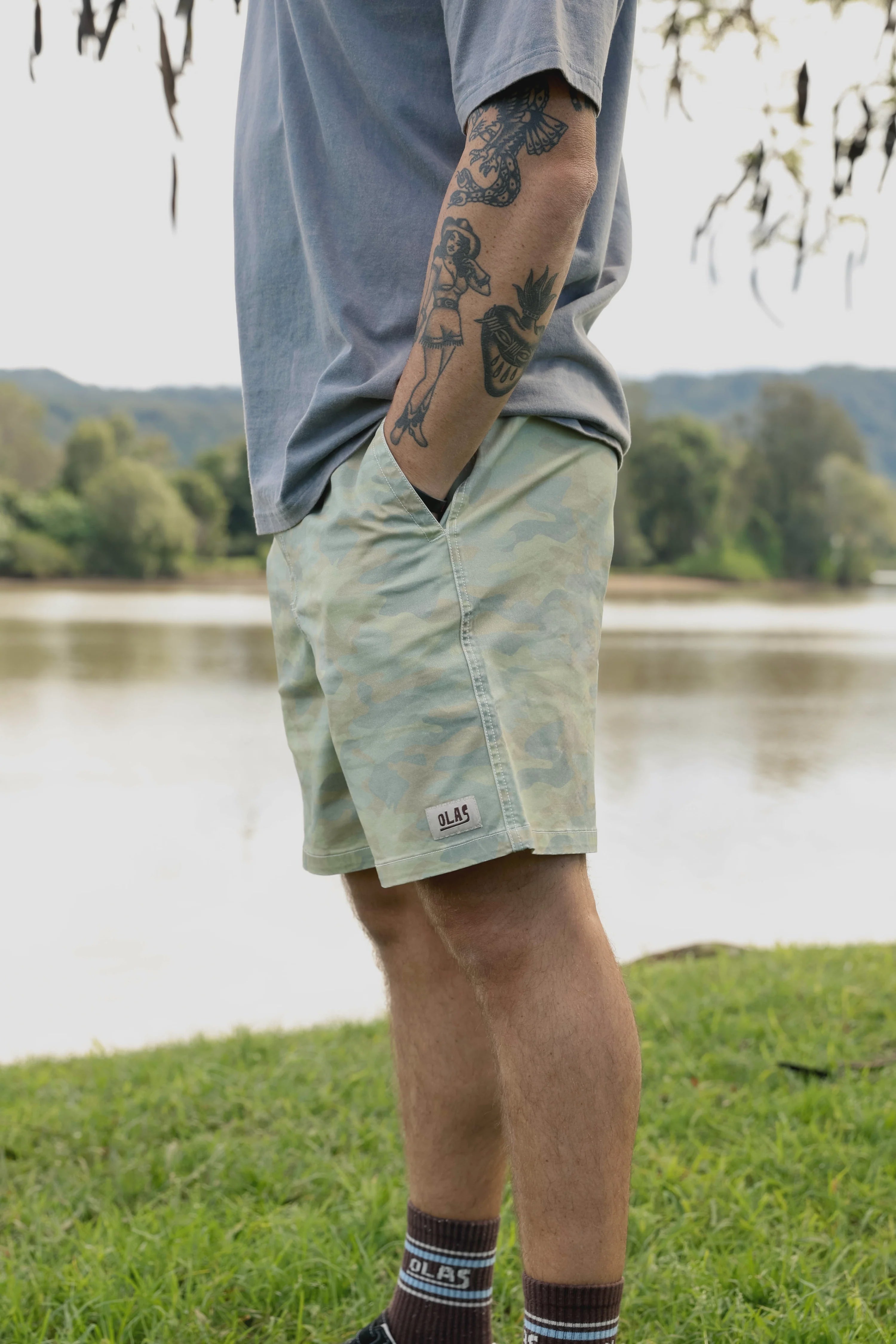 OLAS SUPPLY Barely there walkshort - Camo