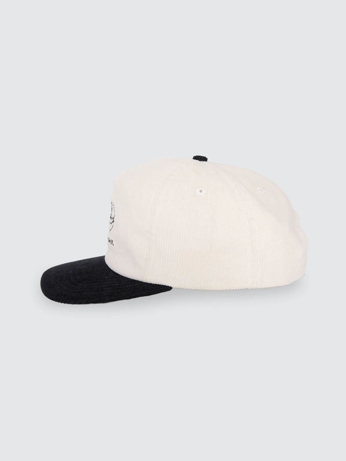 WORSHIP Cherub Cord Hat - Cream/Black