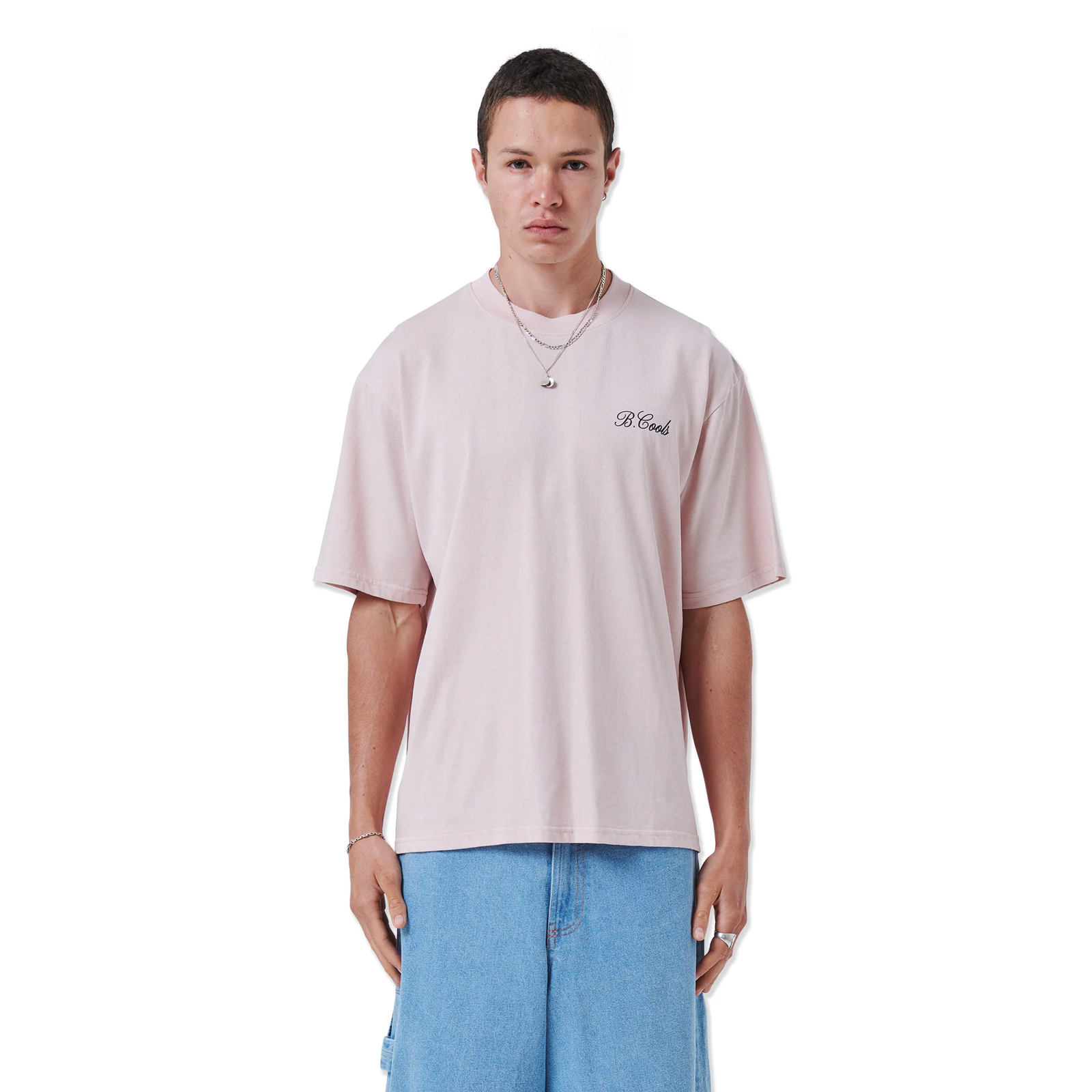 BARNEY COOLS Terrace T-shirt Faded Pink