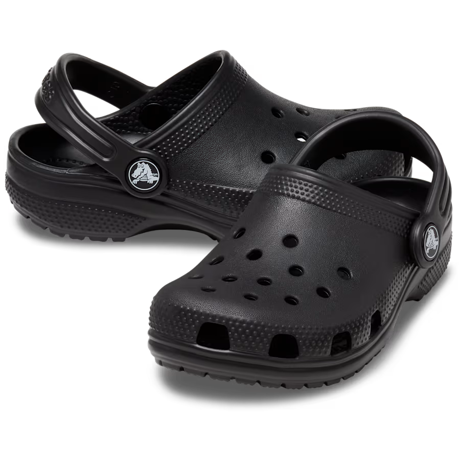 CROCS - toddler classic clogs - black