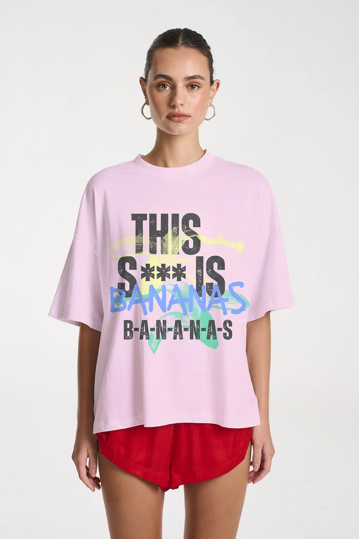 SUMMI SUMMI Bananas os tee - Pink