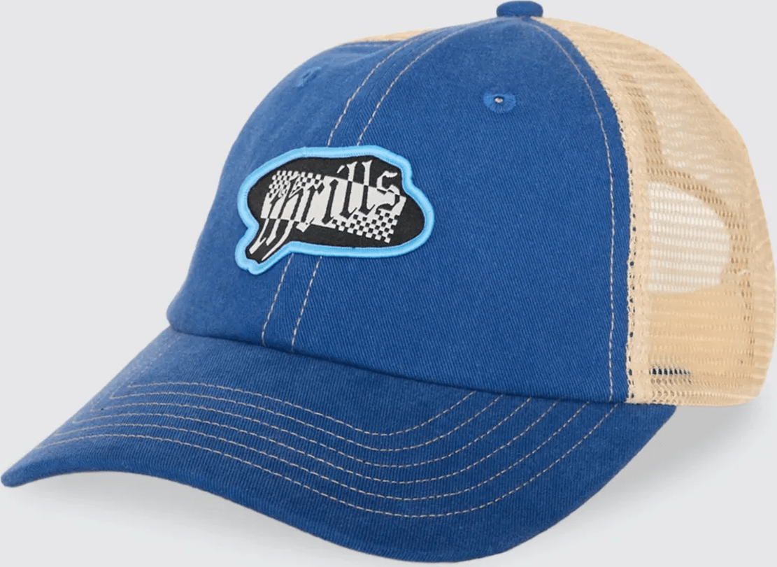 THRILLS Can You Feel It Patch Trucker Cap - Federal Blue - Birch