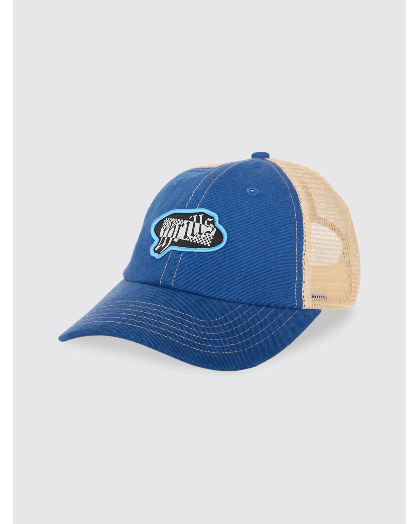 THRILLS Can You Feel It Patch Trucker Cap - Federal Blue - Birch