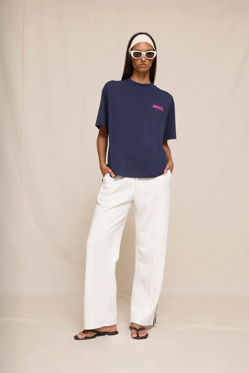 DOUCETTE Berry crush regular tee - Navy