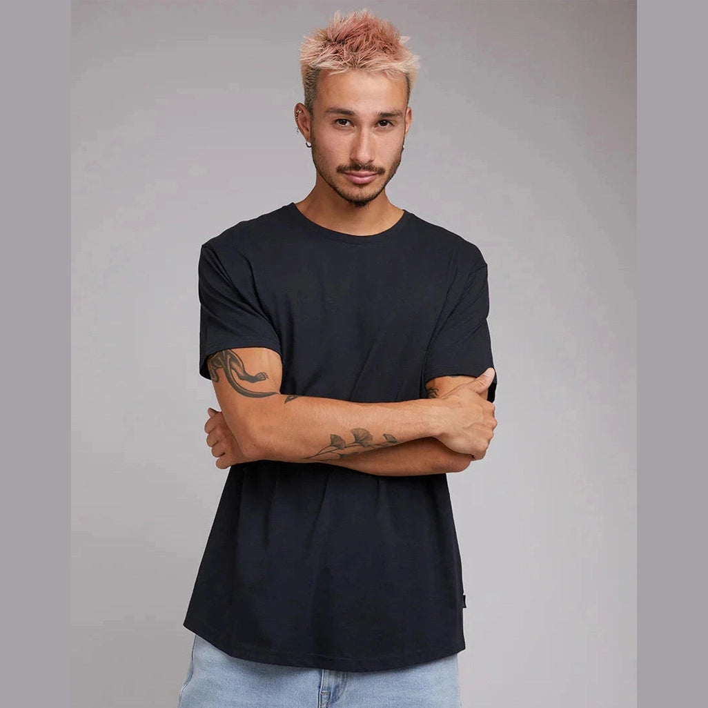 Silent theory acid tail tee - black
