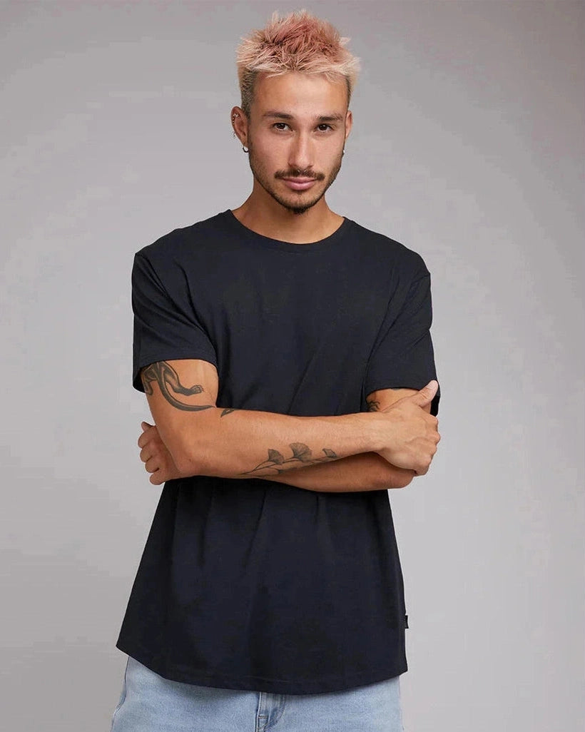 Silent theory acid tail tee - black