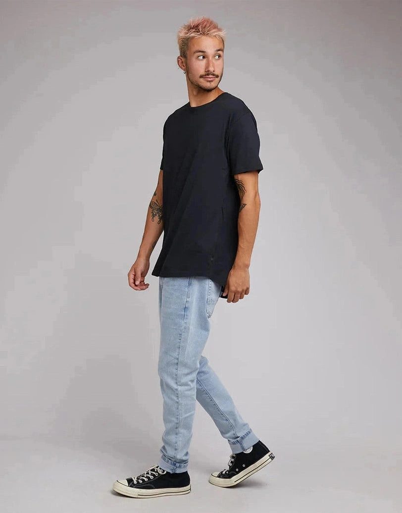 Silent theory acid tail tee - black
