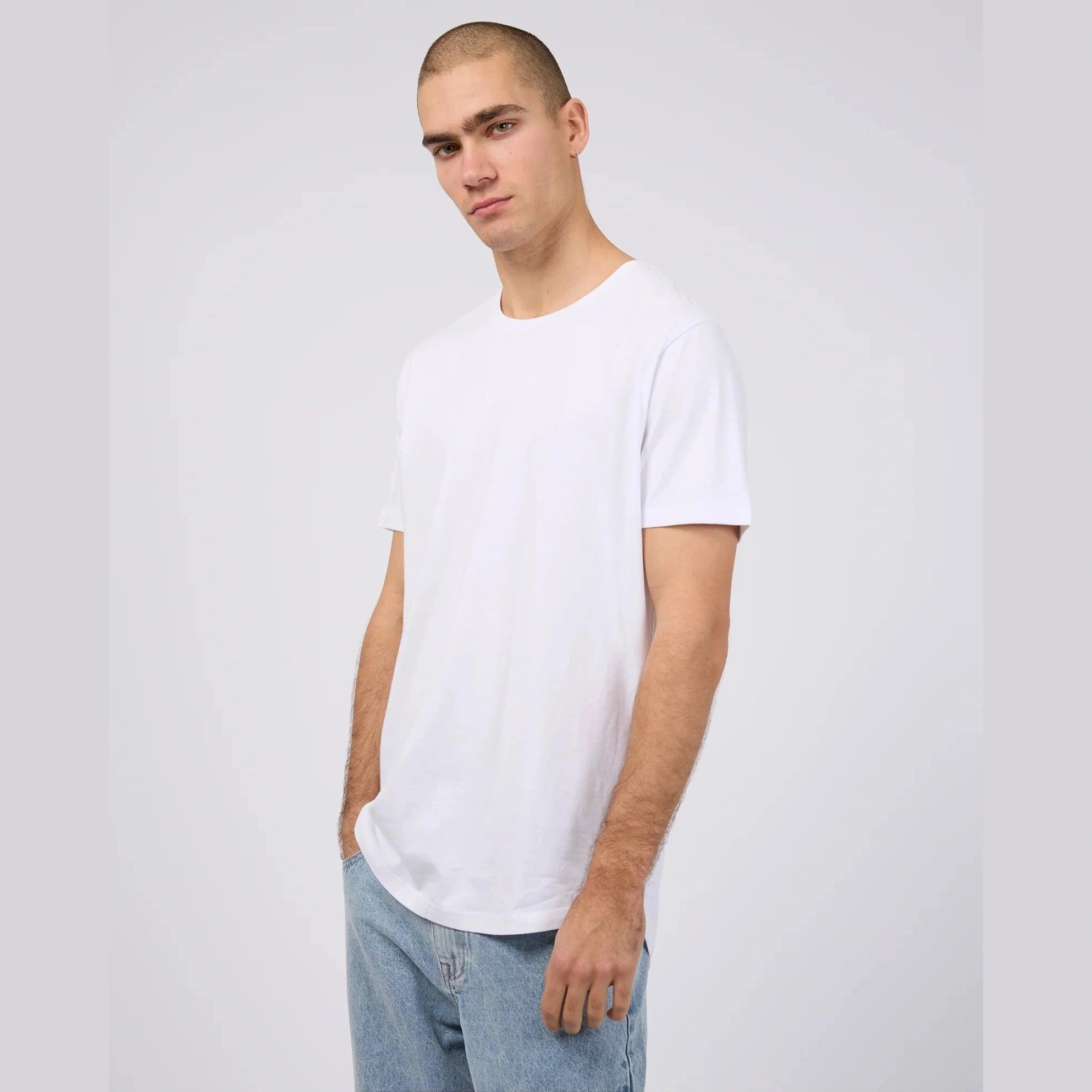 Silent Theory Tail Tee White