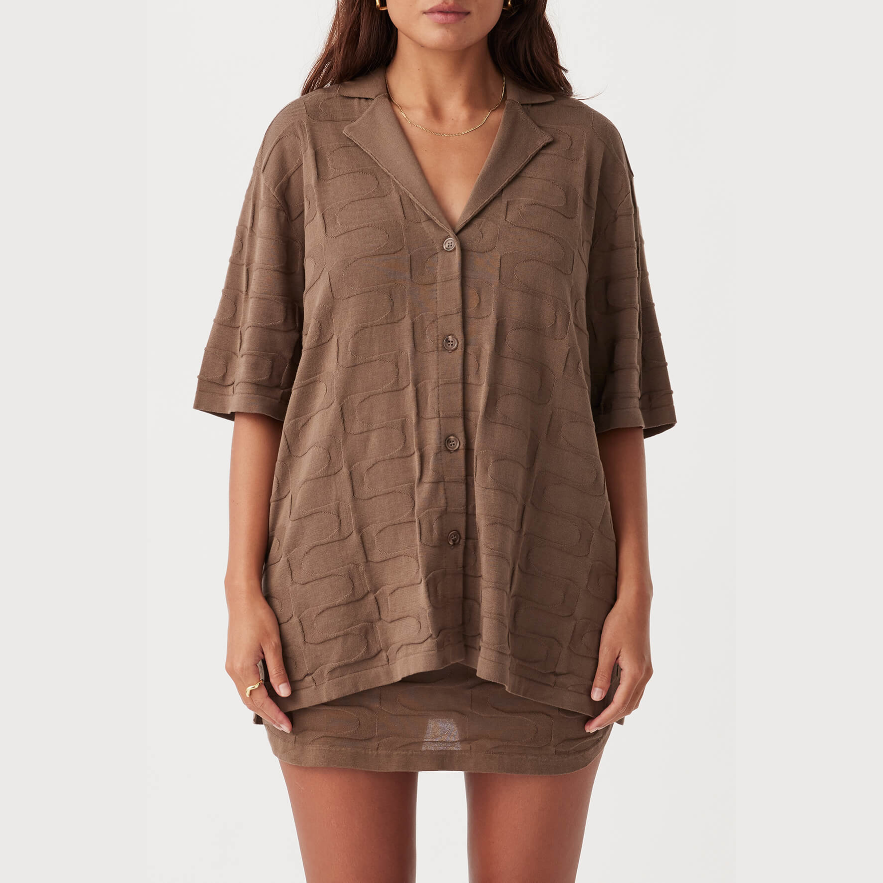 ARCAA Lara Organic Cotton Shirt - Cacao