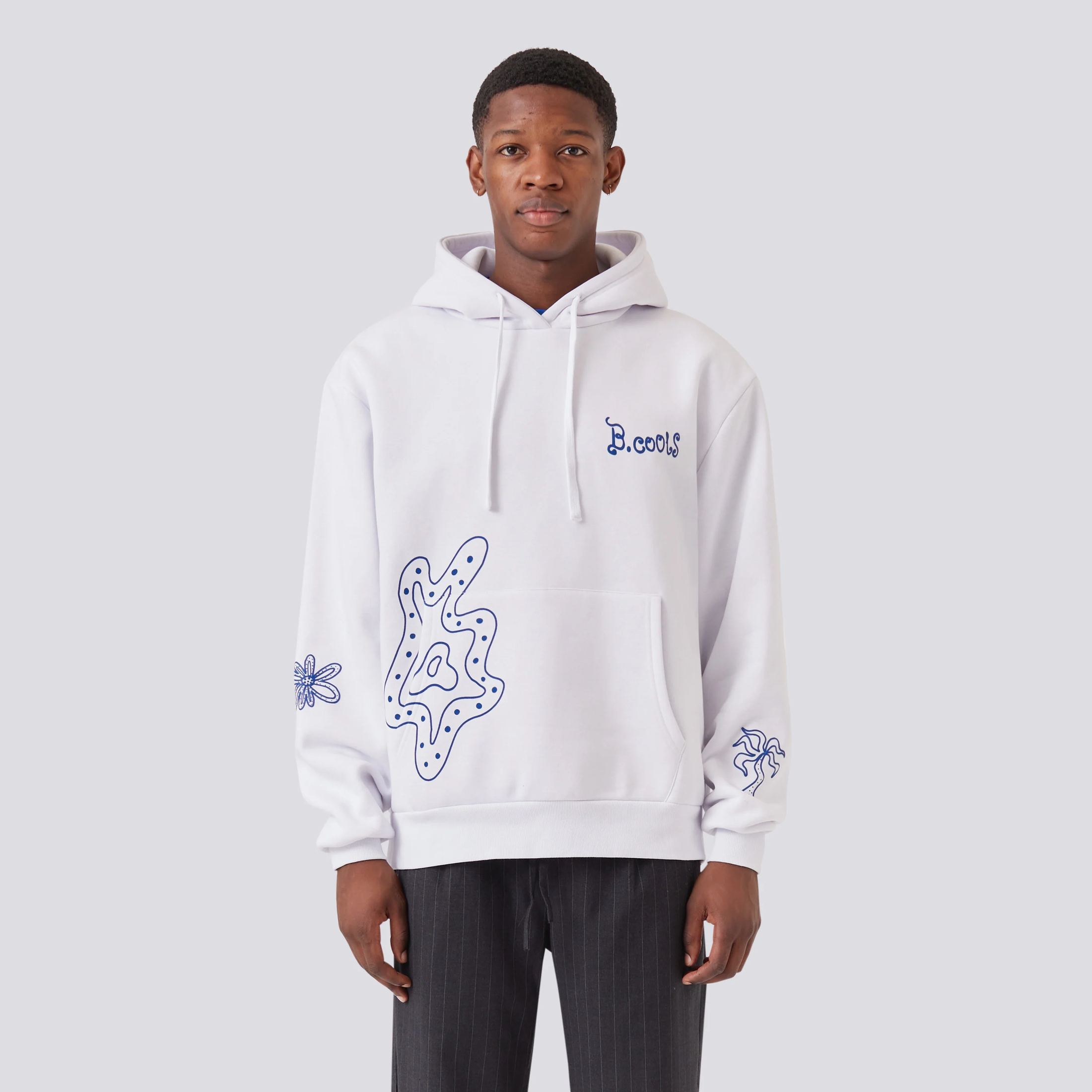 BARNEY COOLS Planet hood - White