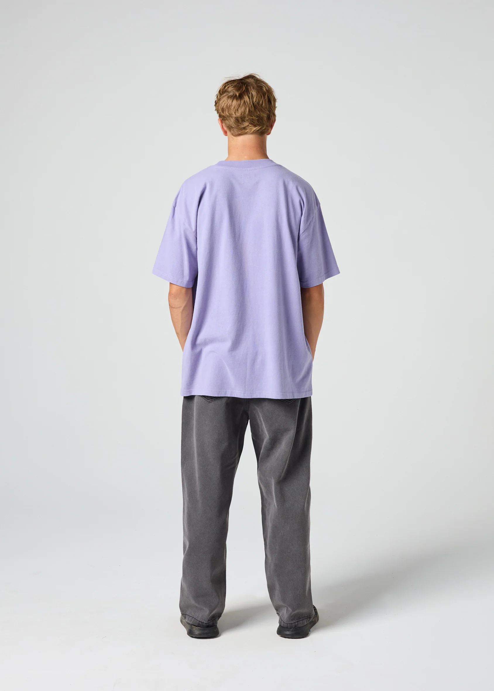 RIVVIA PROJECTS Oval graf relaxed fit t-shirt - Washed purple
