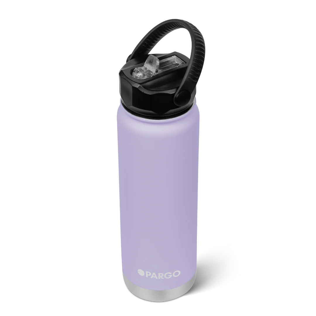 PROJECT PARGO 750mL Insulated Bottle w/ Straw Lid - Lilac
