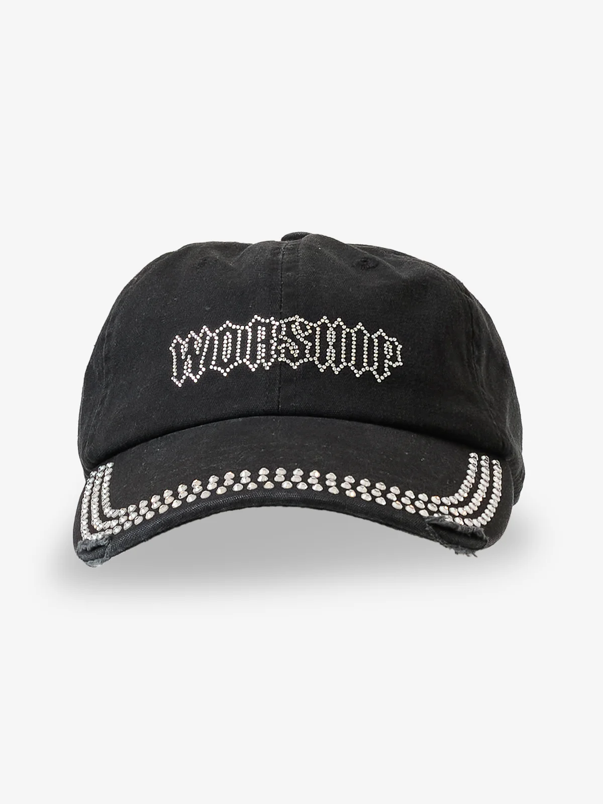 WORSHIP Glitz Canvas Dad Hat - Black