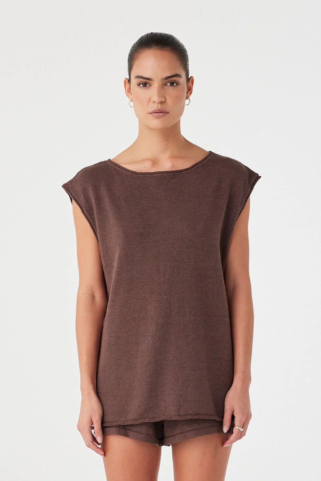 ARCAA Poppy Tie Side Top - Espresso