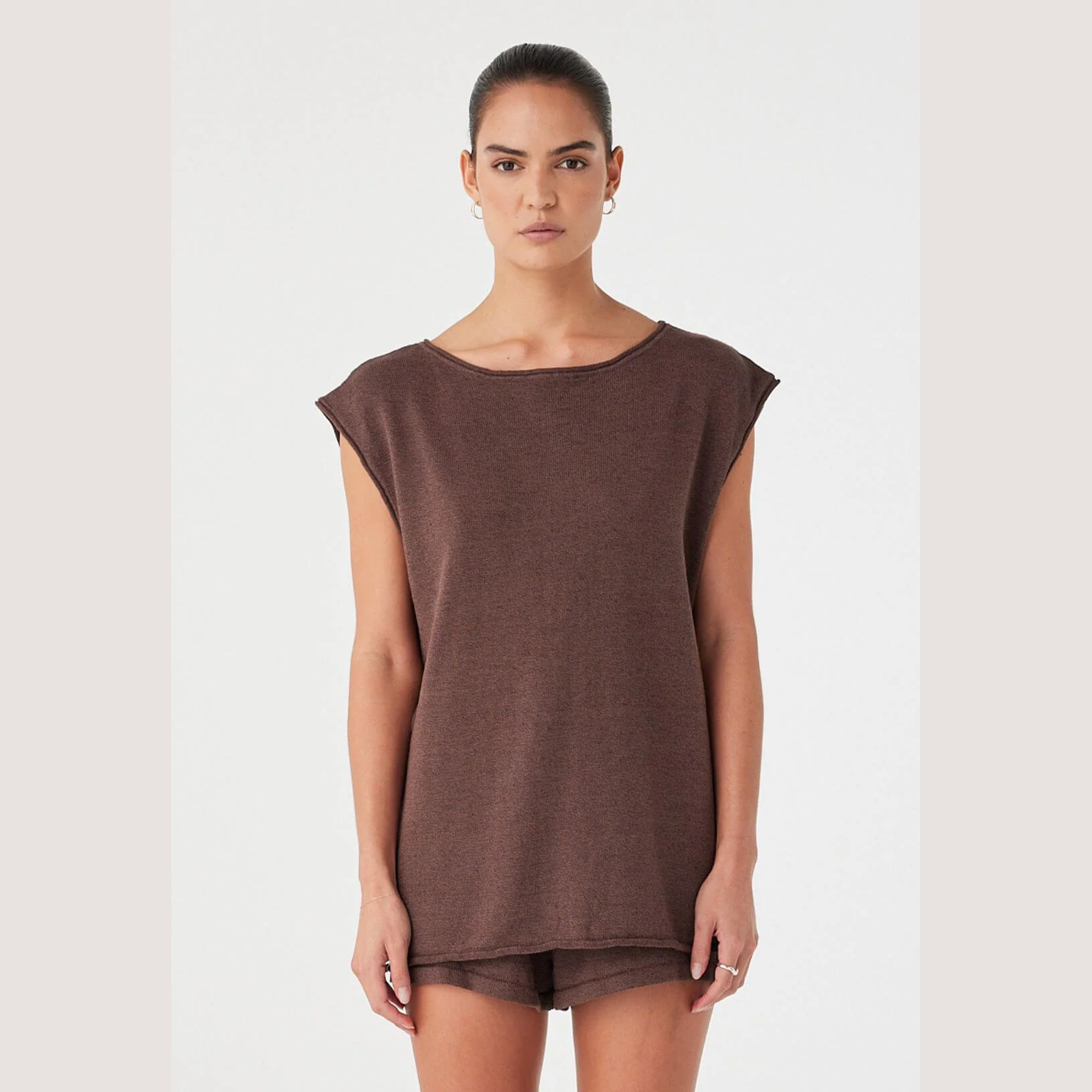 ARCAA Poppy Tie Side Top - Espresso
