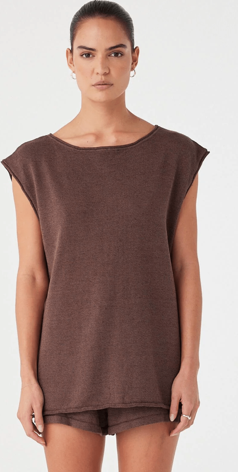 ARCAA Poppy Tie Side Top - Espresso